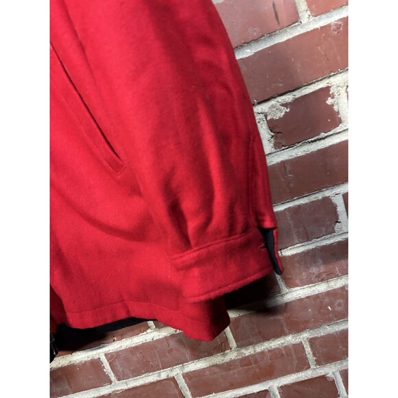 Vintage Marlboro Unlimited Reversible Red Black Wool Jacket Coat Size Large - Picture 6 of 10